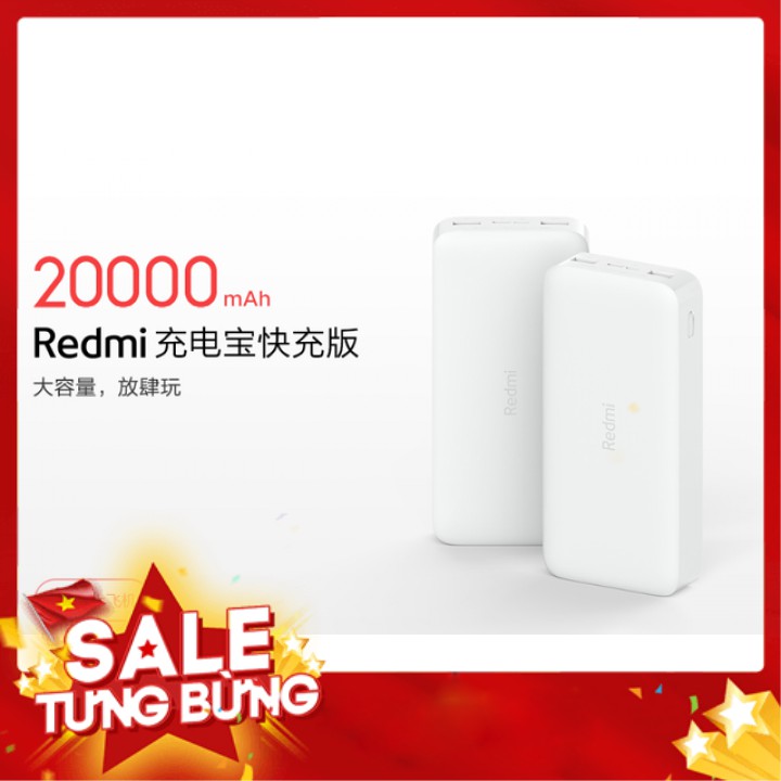 Pin Sạc dự phòng Xiaomi Redmi 20.000 mah chính hãng