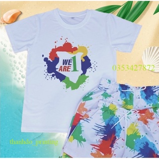 Áo nhóm đi biển, bộ đồ đi du lịch, áo teambuilding, in theo yêu cầu
