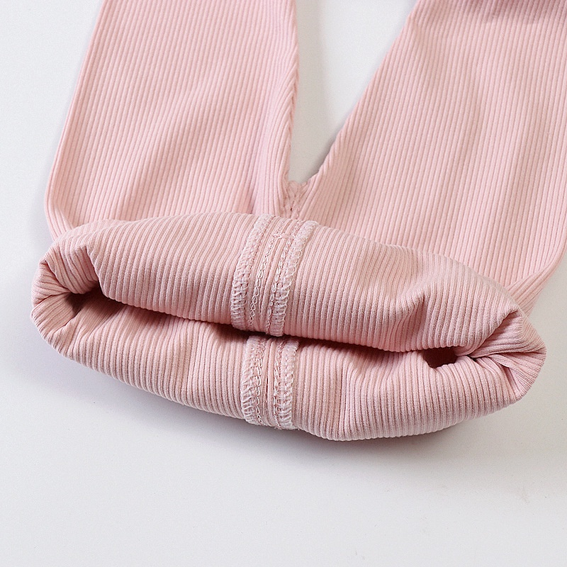 Quần legging  bé gái đính gấu size 6-16kg QD03