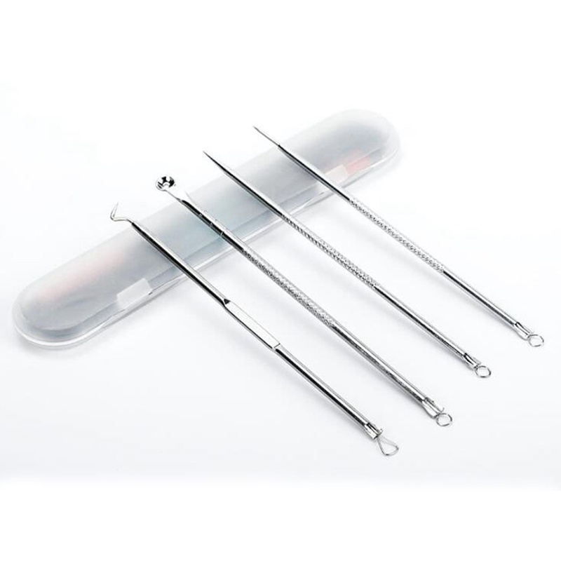 Set 4 cây nặn mụn đầu đen tiện dụng khi chăm sóc da