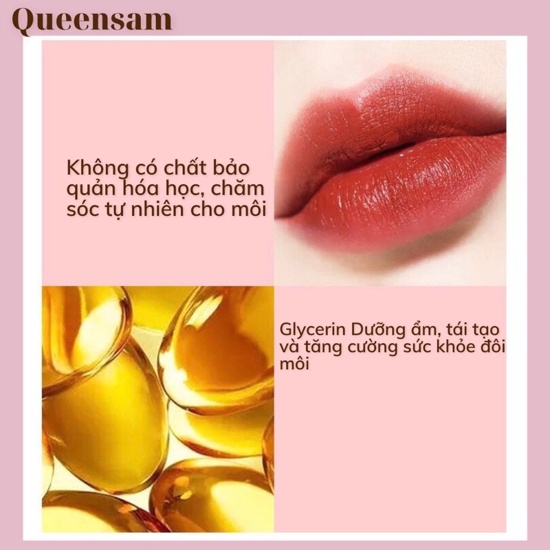 Son kem lì HANWEIMEI son nội địa trung lâu trôi màu tuỳ chọn 10g