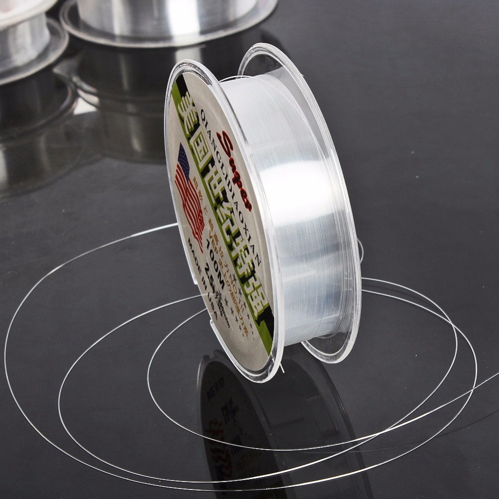 Dây câu cá Sougayilang bằng sợi nylon 100% trong suốt dài 100m chất lượng cao