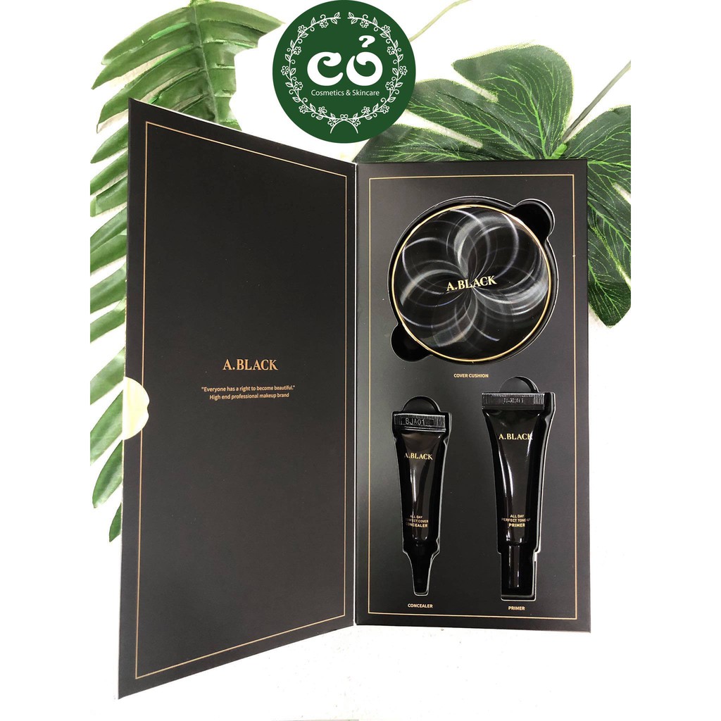 Phấn Nước A. Black All Day Perfect Cover Cushion
