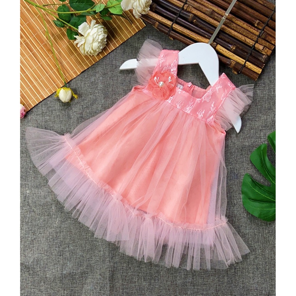 Đầm hồng xinh xắn cho bé [Size 25-40kg] - 1G2077