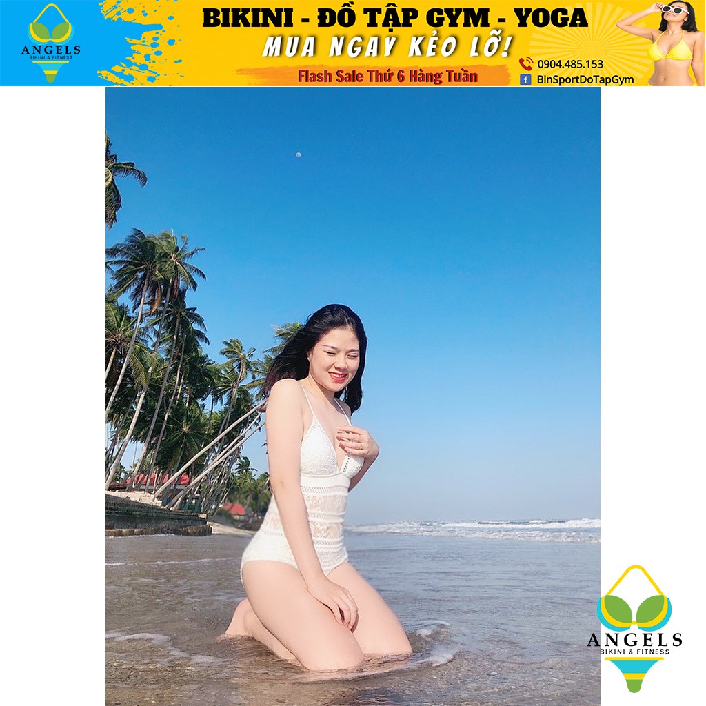 Bikini,Bộ Đồ Bơi Body Ren 2 Màu Trắng, Đen Siêu Đẹp, Hàng Nhập,BHN008 | BigBuy360 - bigbuy360.vn