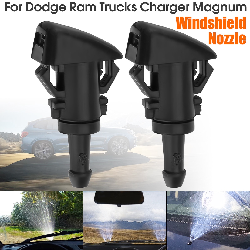 Bộ 2 vòi phun nước rửa kính chắn gió ô tô cho xe Chrysler 300/Dodge Avenger/Jeep/Compass Charger