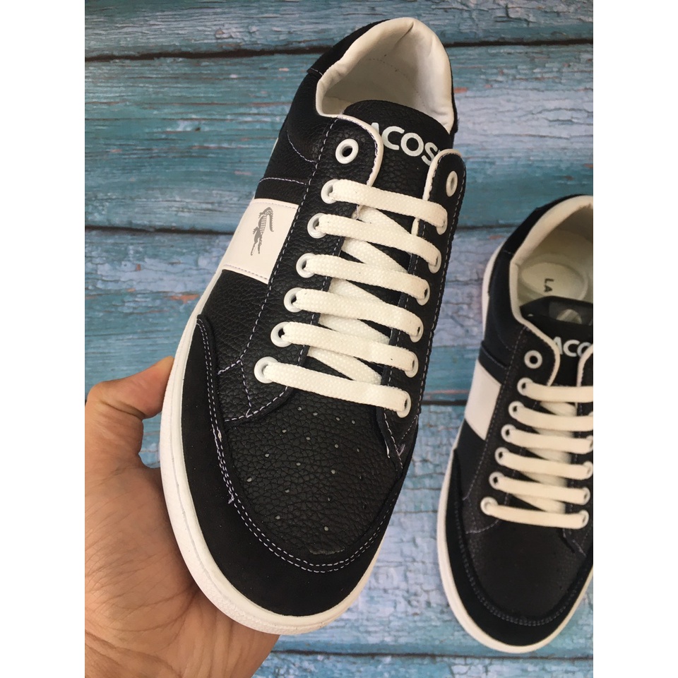 Giày thể thao nam LACOT da bò cao cấp hàng vnxk trẻ đẹp