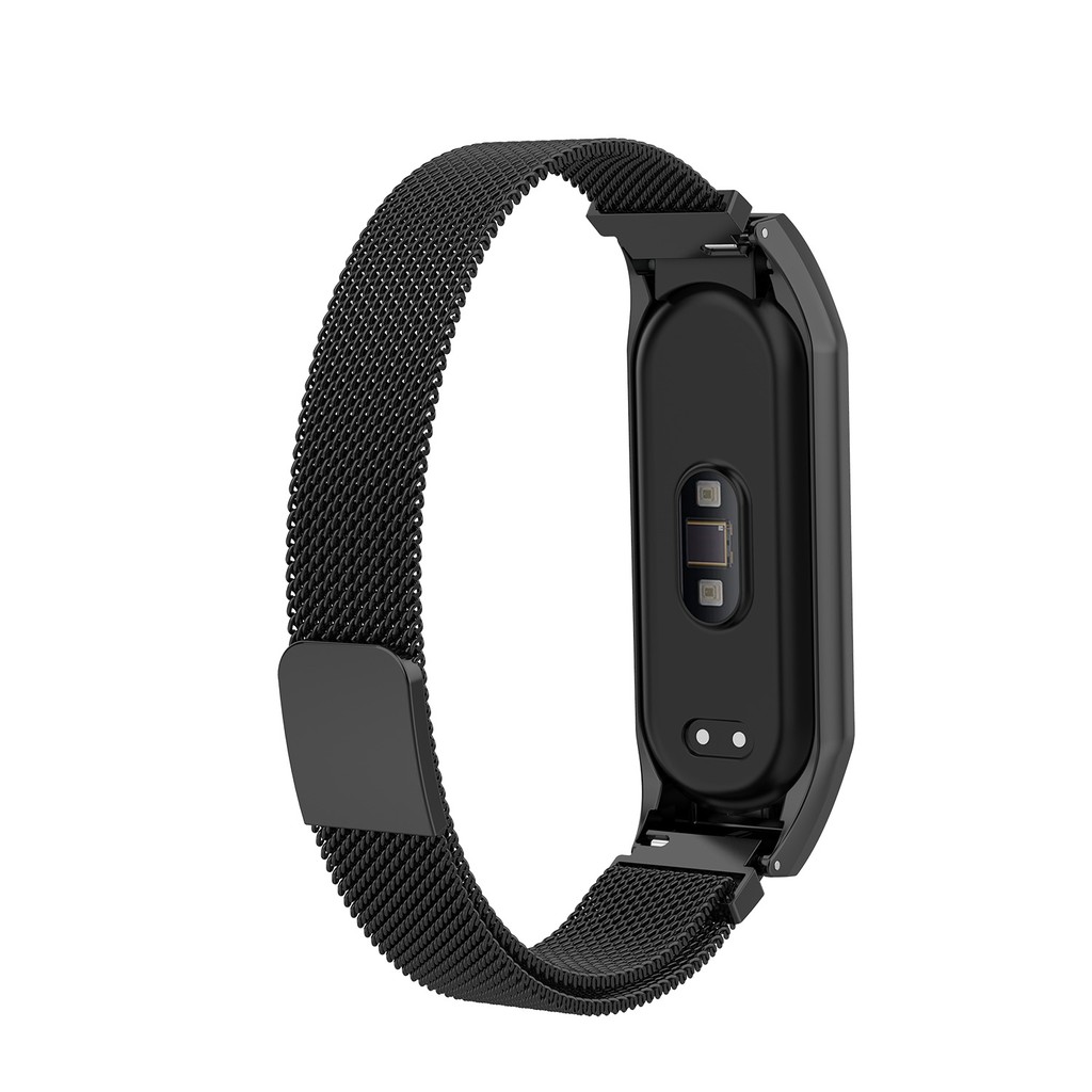 Dây đeo đồng hồ bằng thép không gỉ Milan từ tính nhiều màu sắc tùy chọn thay thế cho Xiaomi Mi Band 3/4/5/6