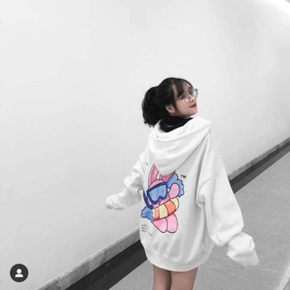 Áo khoác Jacket trắng form rộng