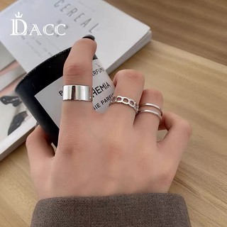 Set 3 chiếc nhẫn đeo tay cá tính