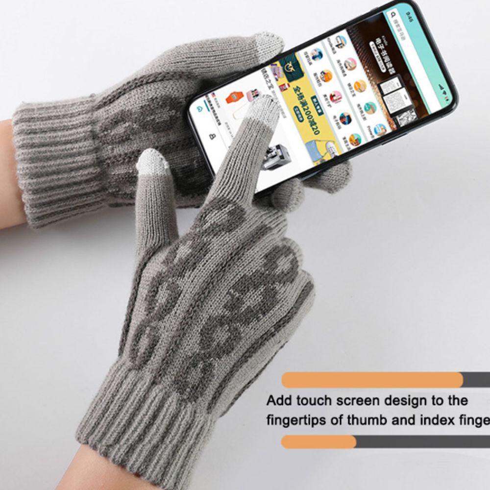 Găng Tay Dệt Kim Co Giãn Mềm Mại Giữ Ấm Cánh Tay