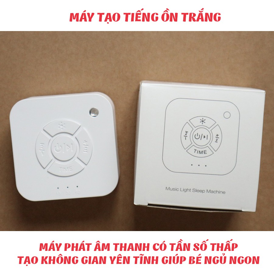 Máy Tạo Tiếng Ồn Trắng Giúp Bé Ngủ Ngon (Máy âm thanh trắng)