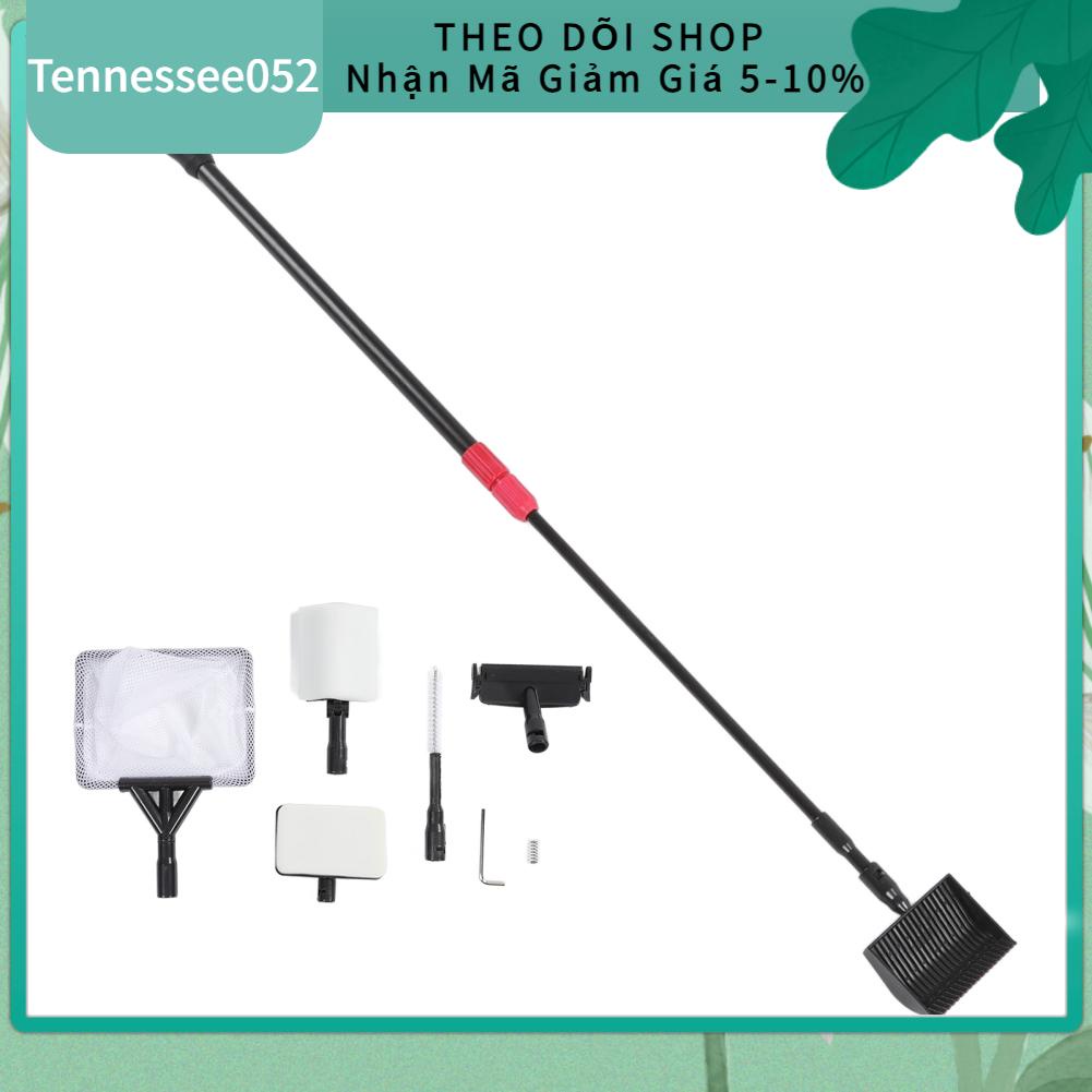Tennessee052 Bộ vệ sinh bể cá 6 trong 1 làm sạch bền có thể thay thế được với tay cầm kính thiên văn