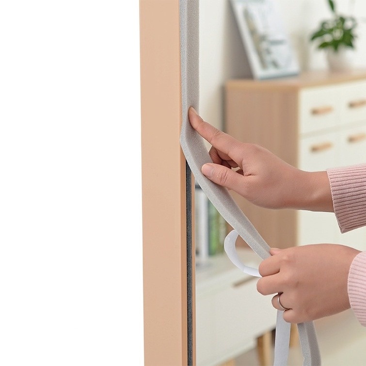 Cuộn Dây Xốp PU Dán Khe Hở Cửa Chống Bụi Cách Âm Tiện Dụng