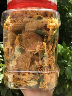 1kg Cơm Cháy Lắc Khô Gà Siêu Ngon (2 hũ 500g)