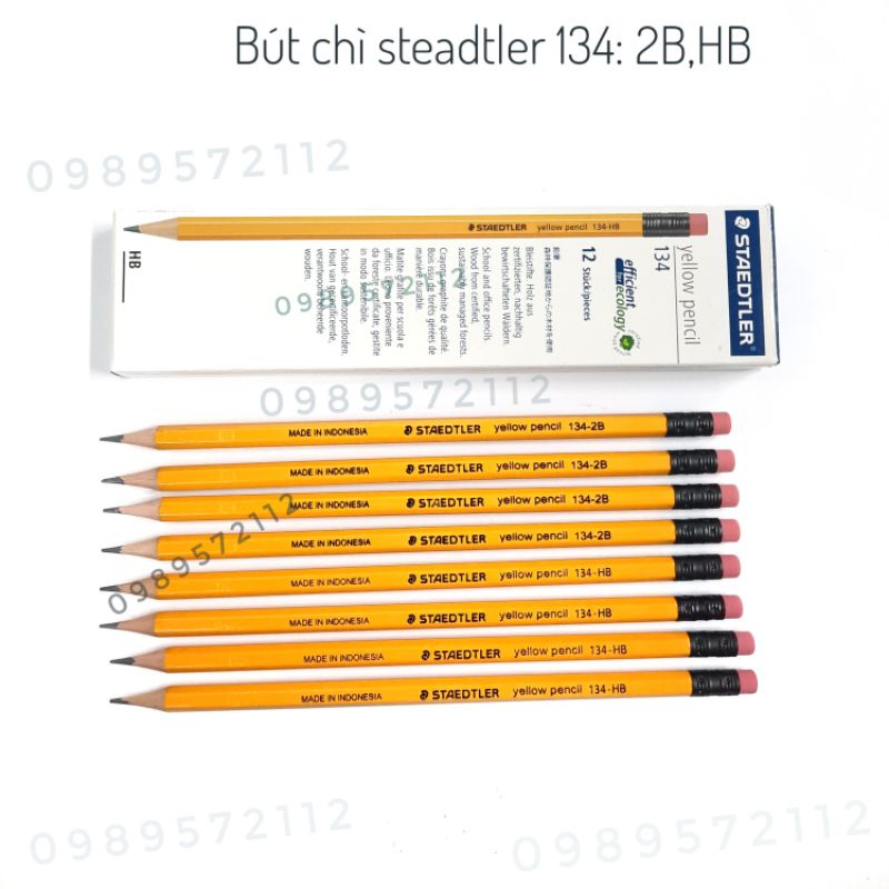 Bút chì đức Staedtler 2B,HB- 134 (hộp 12 cái)