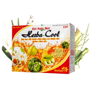 Bột nước mát Hebarcool Hộp 10 Gói