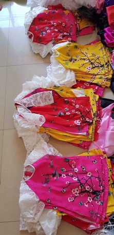 Áo dài cách tân cho bé gái
