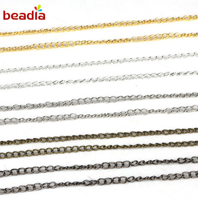 Chuỗi Dây Kim Loại Beadia Dài 5m Dùng Làm Vòng Đeo Tay/Vòng Cổ Màu Sắc Xinh Xắn