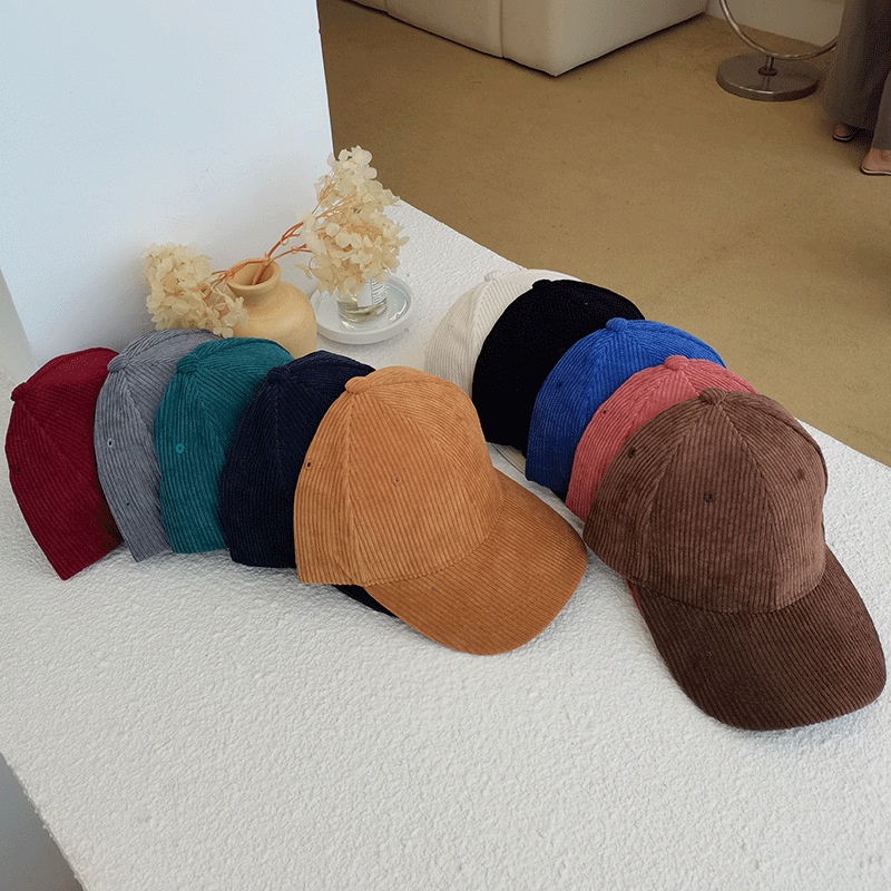 Japanese Retro Color Velvet Caps
