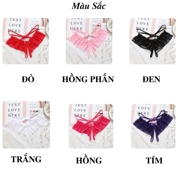 Quần lót nữ gợi cảm xẻ đáy lọt khe sexy xinh xắn TL003 - Con Gái Store | BigBuy360 - bigbuy360.vn
