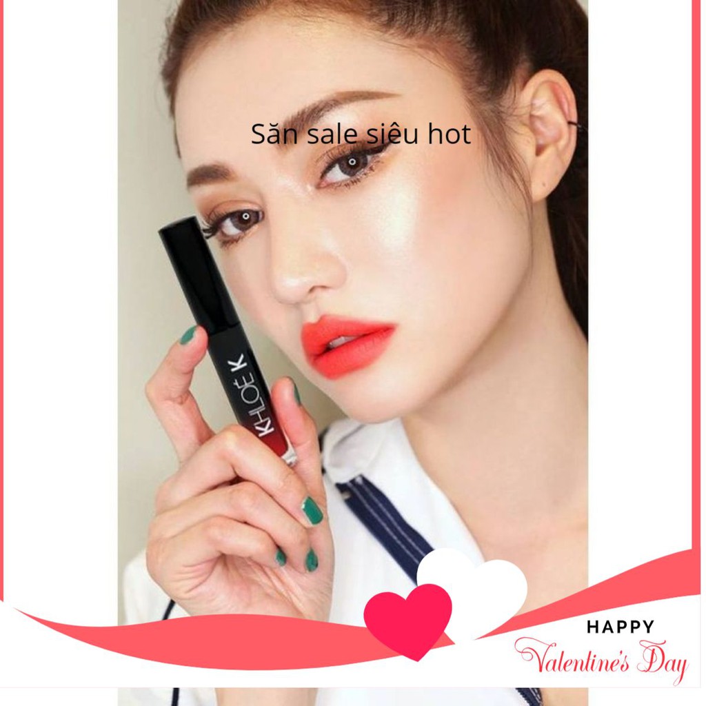 [SIÊU SALE] Son Dưỡng dạng kem Cao Cấp Khloe K Màu Đỏ Cam polo.shop7