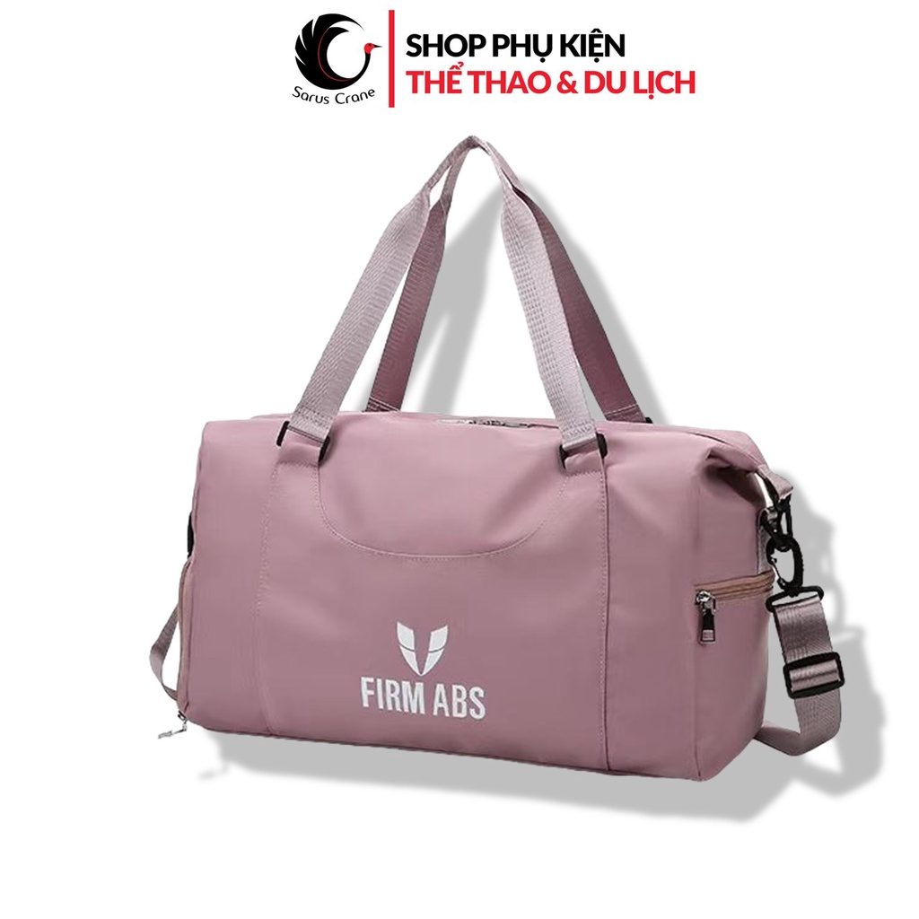 Túi Du Lịch Thể Thao Nhiều Ngăn Có Ngăn Tách Đồ Khô Ướt, Ngăn Để Giày Riêng Sarus Crane SC32