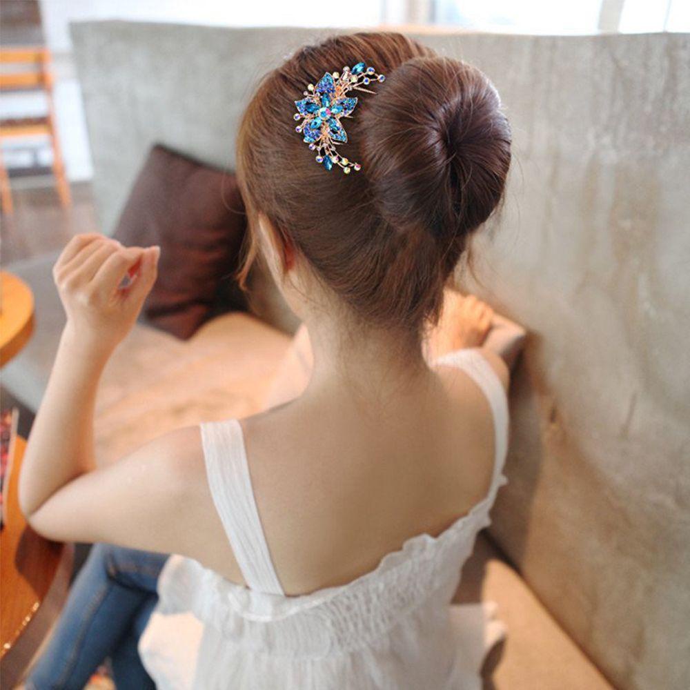 Lược Cài Tóc Đính Hoa Phong Cách Hàn Quốc Cho Nữ