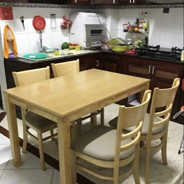 Bộ bàn ghế ăn Cabin 4 Ghế | BigBuy360 - bigbuy360.vn