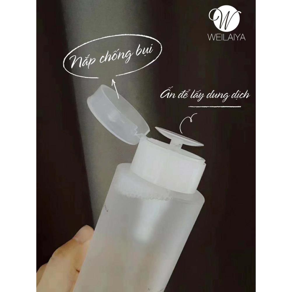 Nước Tẩy Trang Không Cồn Thảo Mộc Weilaiya Chính Hãng Tẩy Sạch Sành Sanh Makeup Kể Cả WaterProof Hợp Với Da Nhạy Cảm