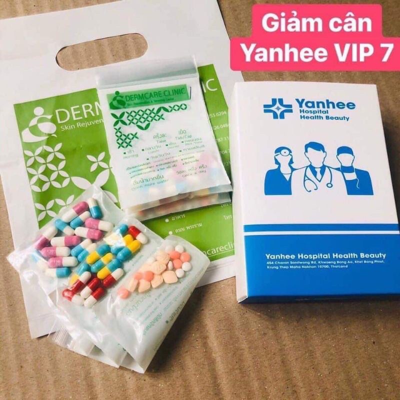 (CHÍNH HÃNG) VIÊN UỐNG GIẢM CÂN YANHEE BOOST THÁI LAN (7v/ngày) giảm mỡ rắn, nhờn thuốc