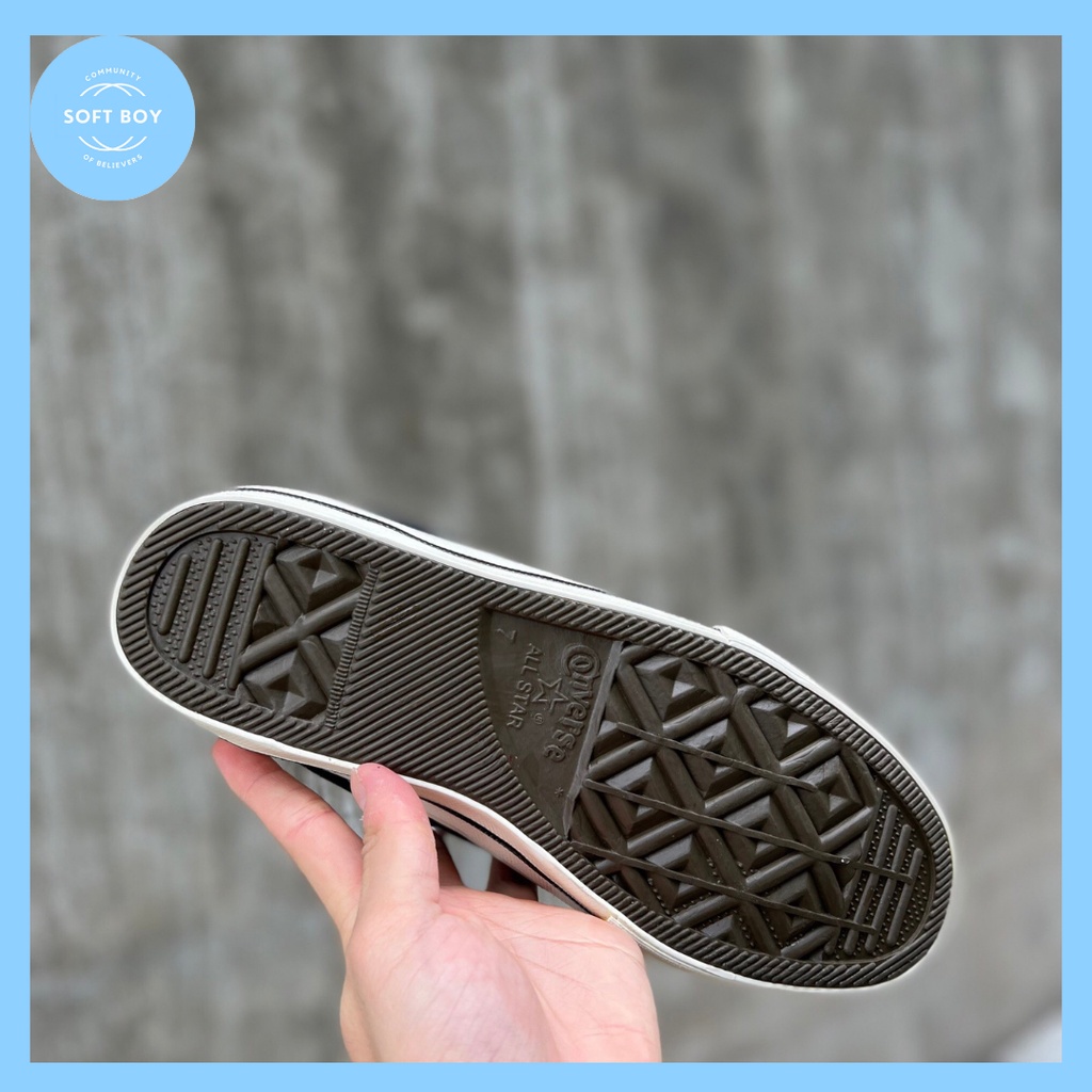 Giày Sneaker converse màu đen cổ thấp- Giày Classic Siêu Hot, Phong cách soft boy-  Full Size - Hàng loại đẹp