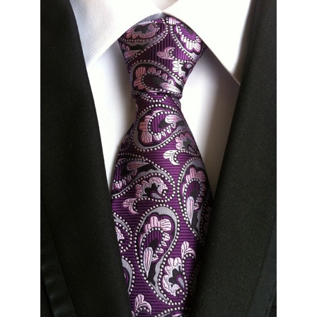 Cà Vạt Họa Tiết Sọc Chéo Thời Trang Lịch Lãm Cho Nam, Bản 8cm