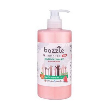 Sữa rửa tay sinh học Bazzle 200ml giúp ngăn ngừa vi khuẩn duy trì độ ẩm cho làn da mềm mại