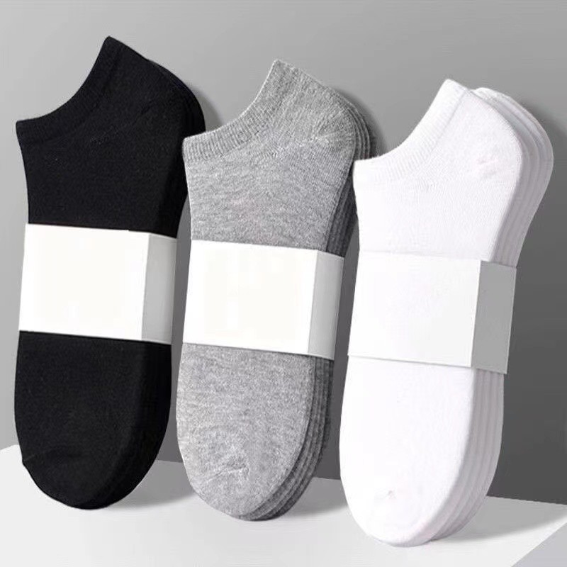Vớ Tất Trơn Cổ Ngắn Tất Cổ Ngắn Nam/Nữ vải cotton xuất Nhật