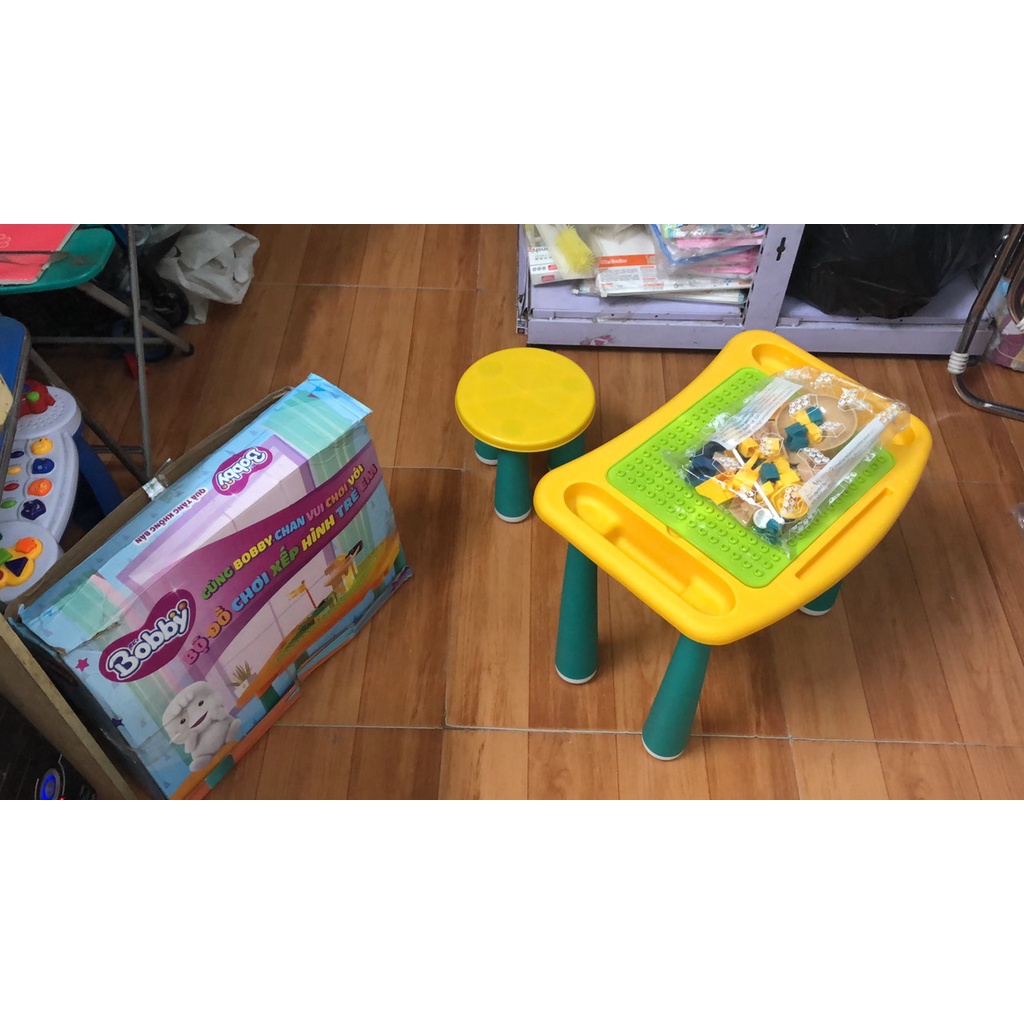 Bộ Bàn Ghế Lego Hàng Khuyến Mại Bobby