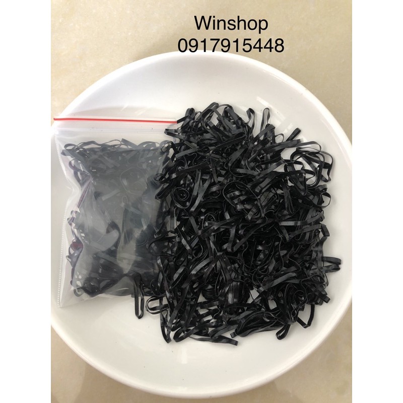 Bịch khoảng 200 dây thun cột tóc/ có nhìu màu/ dây thun cột tóc