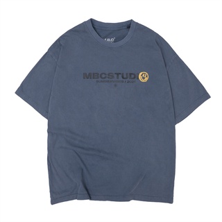 Áo Thun MBC Smiley Washed - Xám/Xanh/Tan