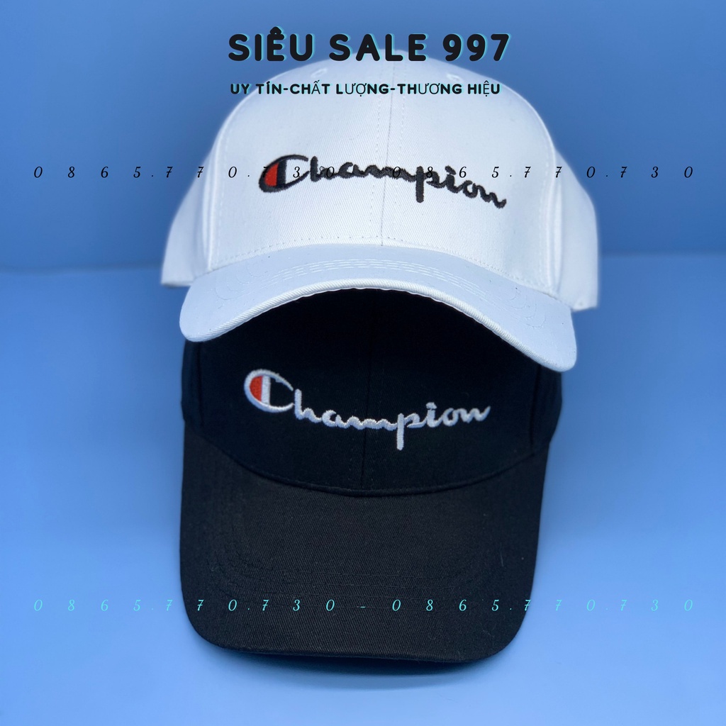 MŨ LƯỠI TRAI CHAMPYON CHẤT KAKI DÀY PHONG CÁCH THỜI TRANG NAM NỮ