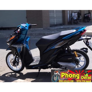 Tem Rời Vario 150 Mẫu Mới Dán Xe Đen Siêu Chất