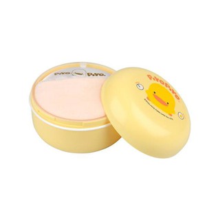Hộp chứa và bông thoa phấn rơm Powder case with puff Piyo Piyo