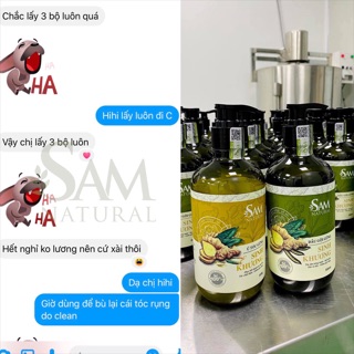 PHIÊN BẢN MỚI Ủ TÓC SINH KHƯƠNG SAM NATURAL