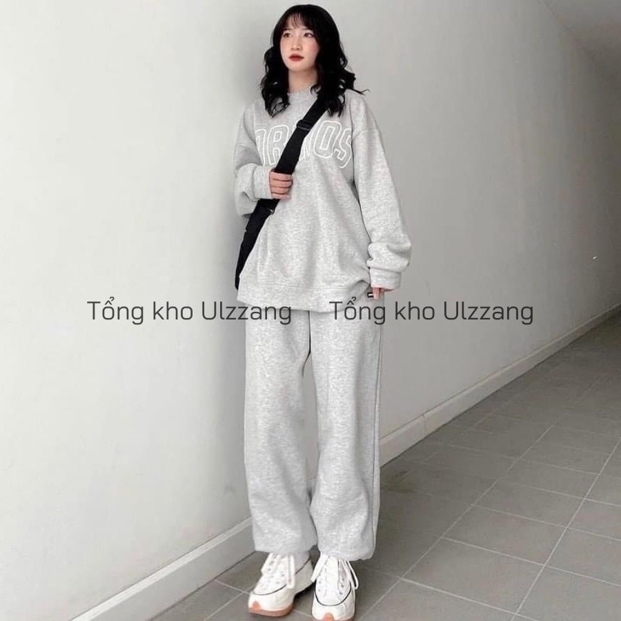 Set Bộ Nỉ Bông Cosmos Áo Hoodie Dài Tay Quần Bom Bo Gấu Chất Siêu Dày Dặn Phong Cách Thể Thao | BigBuy360 - bigbuy360.vn