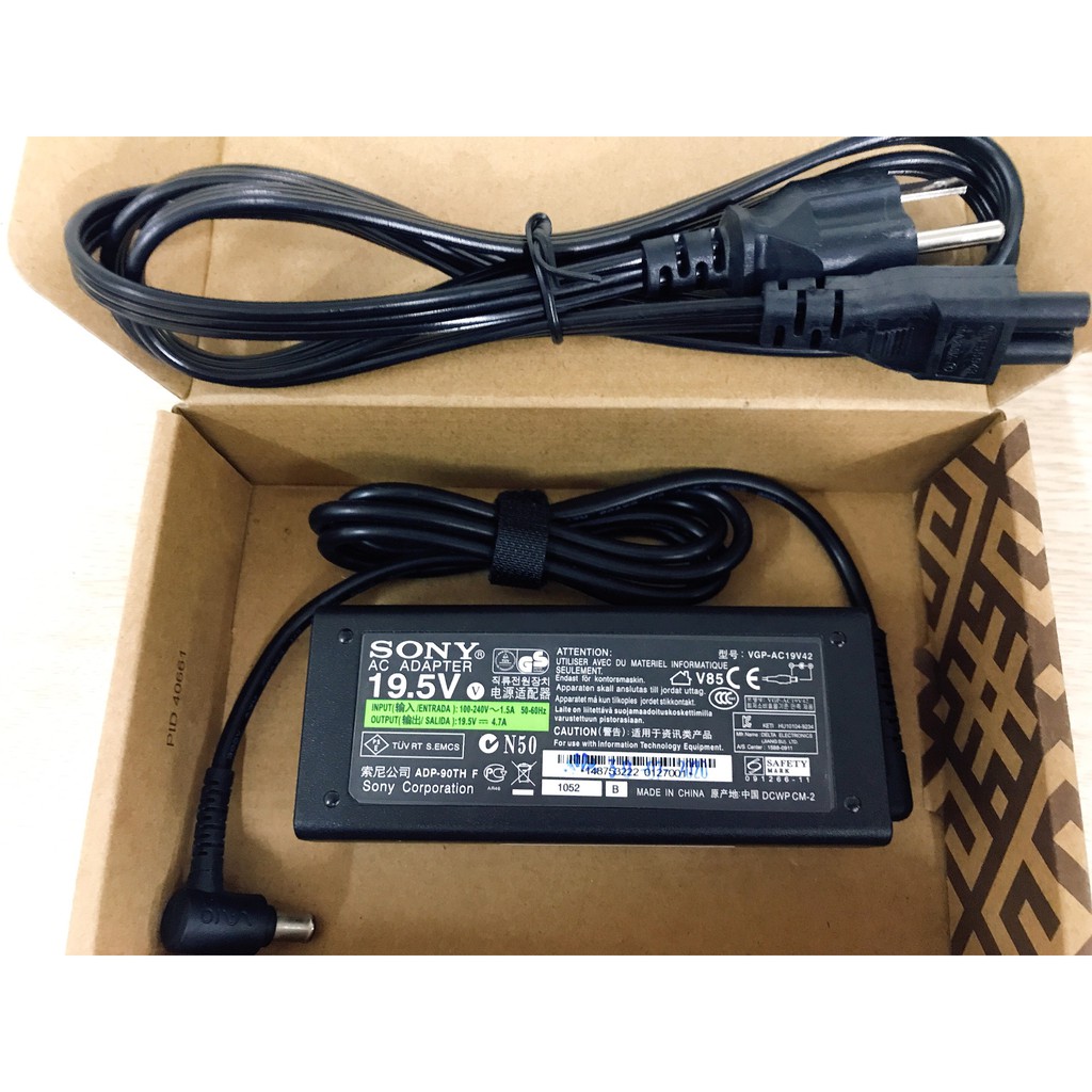 Sạc Laptop Sony 19.5V - 4.7A HÀNG CAO CẤP (Adapter Sony 19.5V – 4.7A)  FREESHIP ĐƠN TỪ 50K