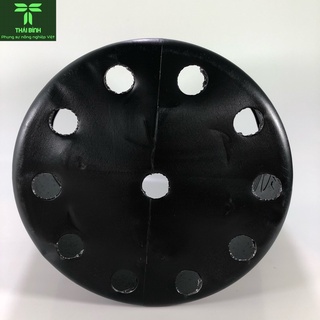 [20 Cái] Chậu Nhựa Đen C11 (26x22)