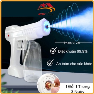 Máy khử khuẩn cầm tay Nanomax - Súng xịt khử khuẩn cầm tay Atomizer an toàn, tiện lợi - Bảo hành 6 tháng