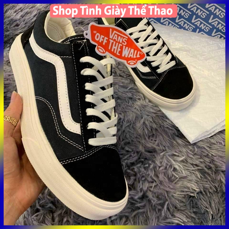 GIÀY 𝐕𝐀𝐍𝐒 VAULT OLD SKOOL MÀU ĐEN ⚡Full box bill⚡ Giày thể thao nam nữ 2021 | BigBuy360 - bigbuy360.vn