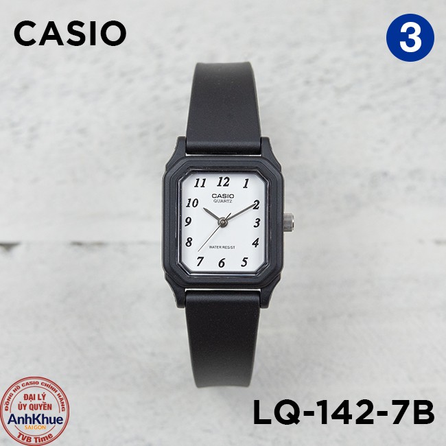 Đồng hồ nữ dây nhựa Casio Standard chính hãng Anh Khuê LQ-142 Series
