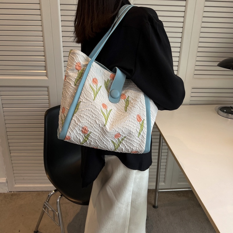 Túi Xách Đeo Vai Họa Tiết Hoa Thời Trang Mùa Hè Cho Nữ