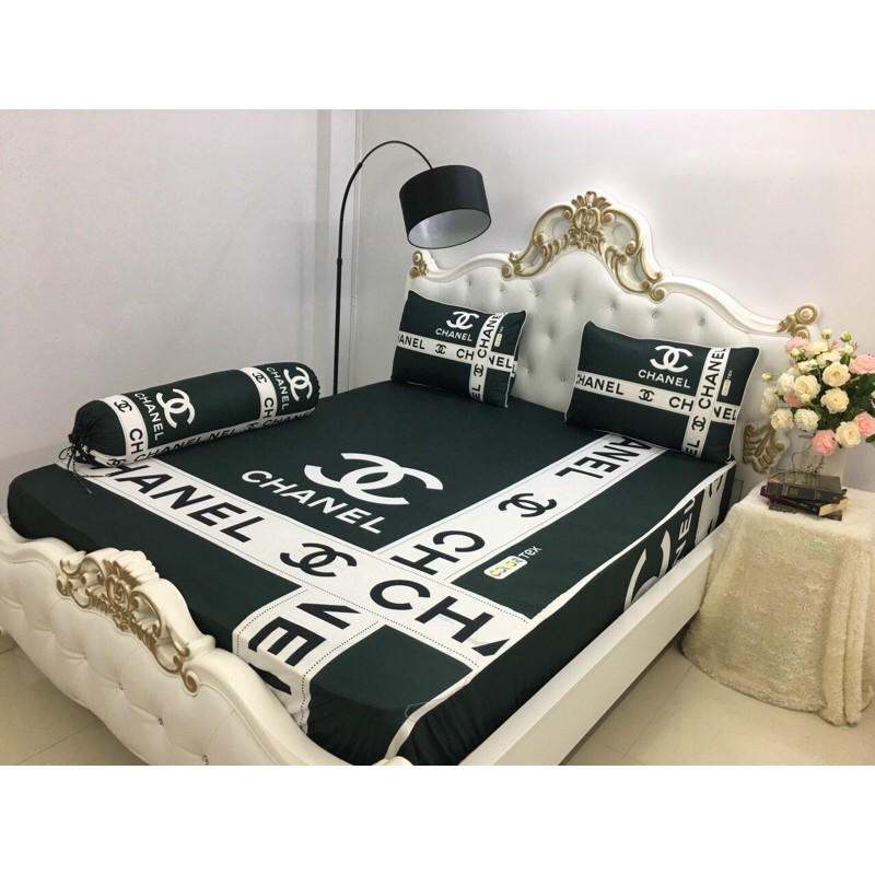 Drap thu 5D cao cấp❤️FREESHIP❤️ga thun siêu lạnh ( 1 ga,3 vỏ gối)